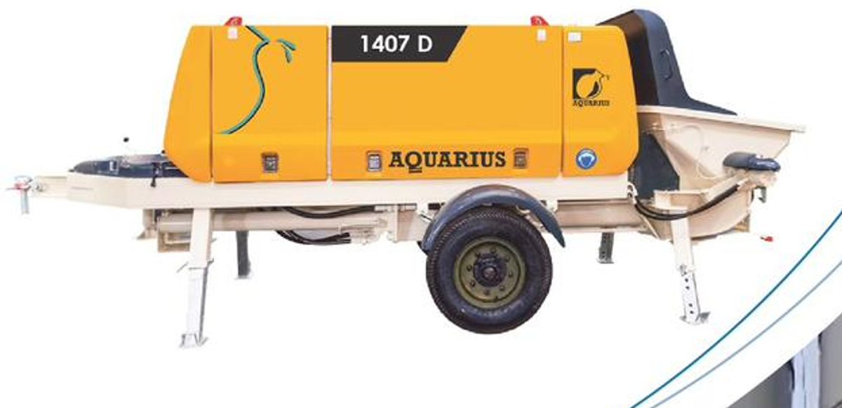 Pompe à béton fixe AQUARIUS 1407 D