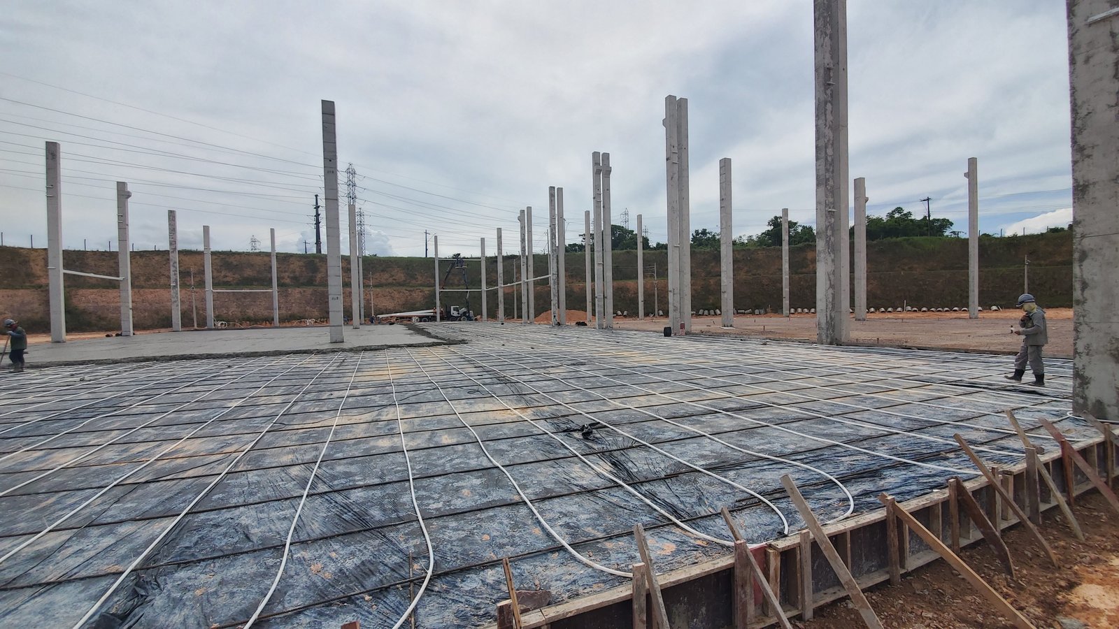 Dallage béton armé formulé et contrôlé par laboratoire
