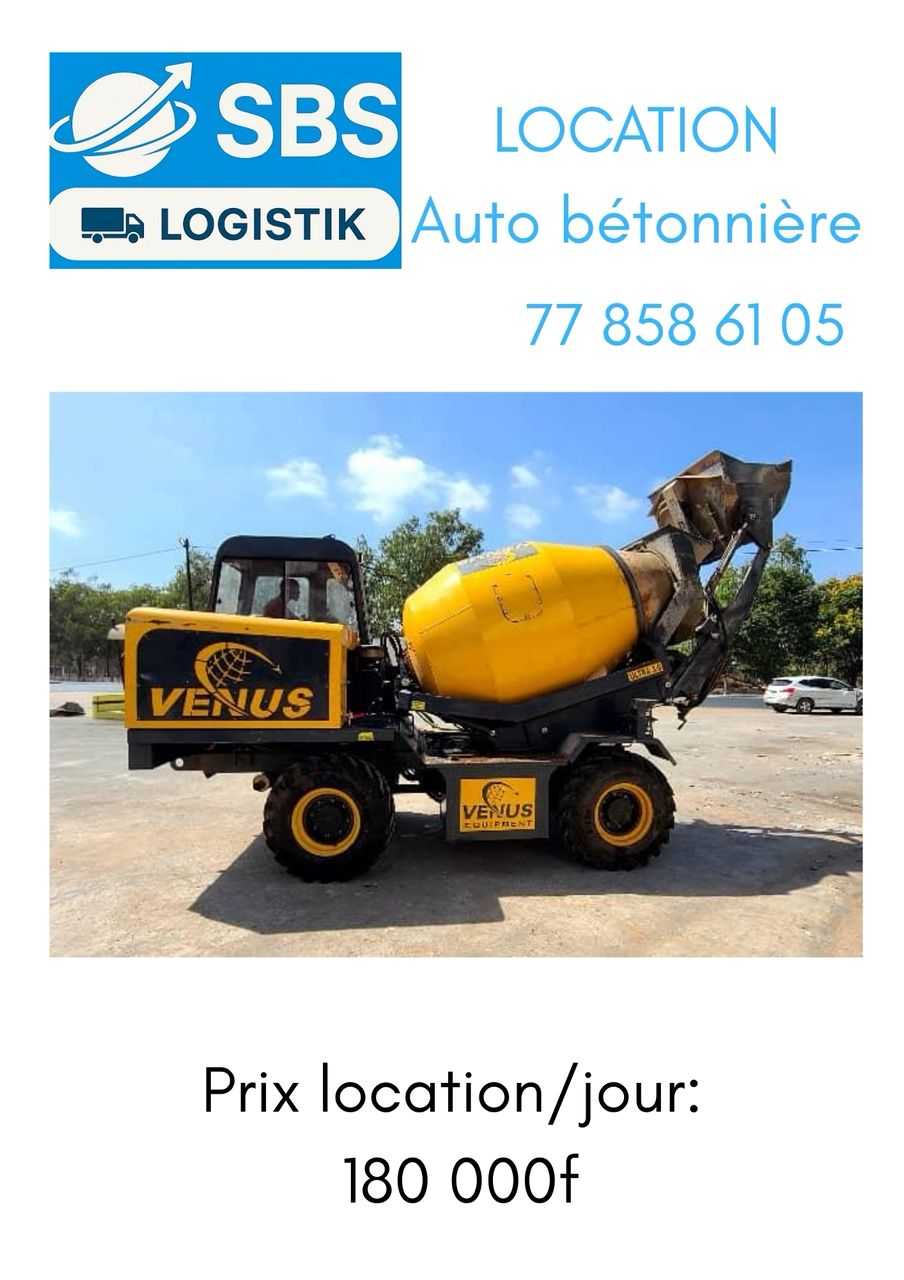 Location dumper tout-terrain & camion de chantier (180 000 F/j)