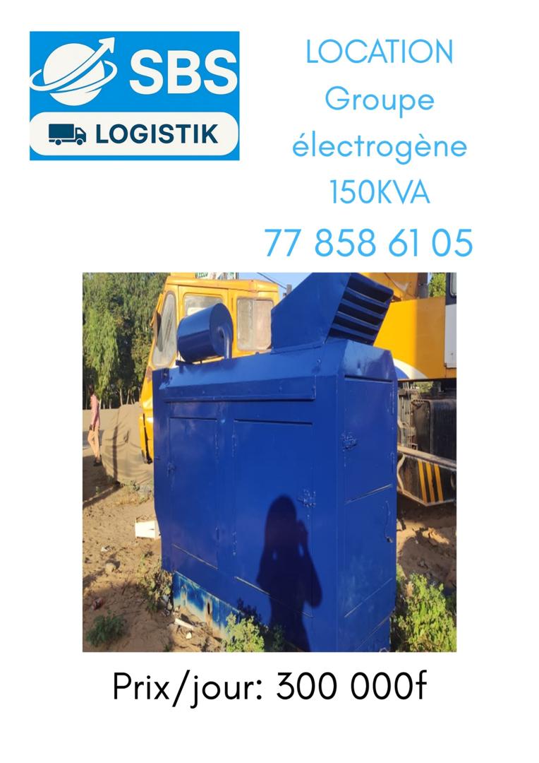 Location groupe électrogène insonorisé 150 kVA