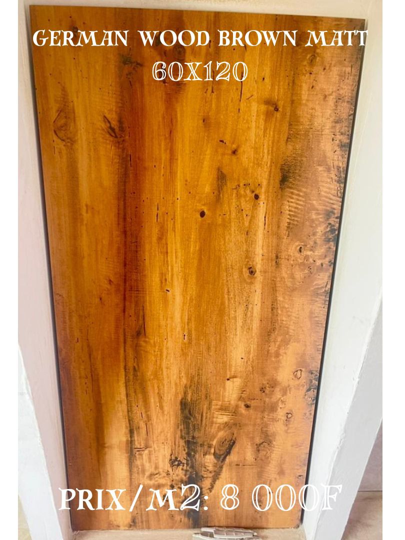 Carrelage imitation bois 60×120 — German Wood Brown Matt
