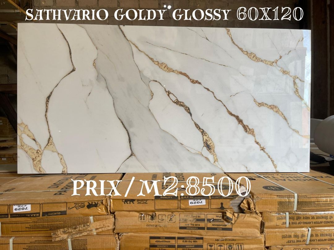 Carreaux — échantillon showroom P2M Mbao