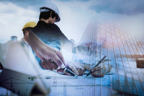 Ouvrages d'art et infrastructures — vue de chantier